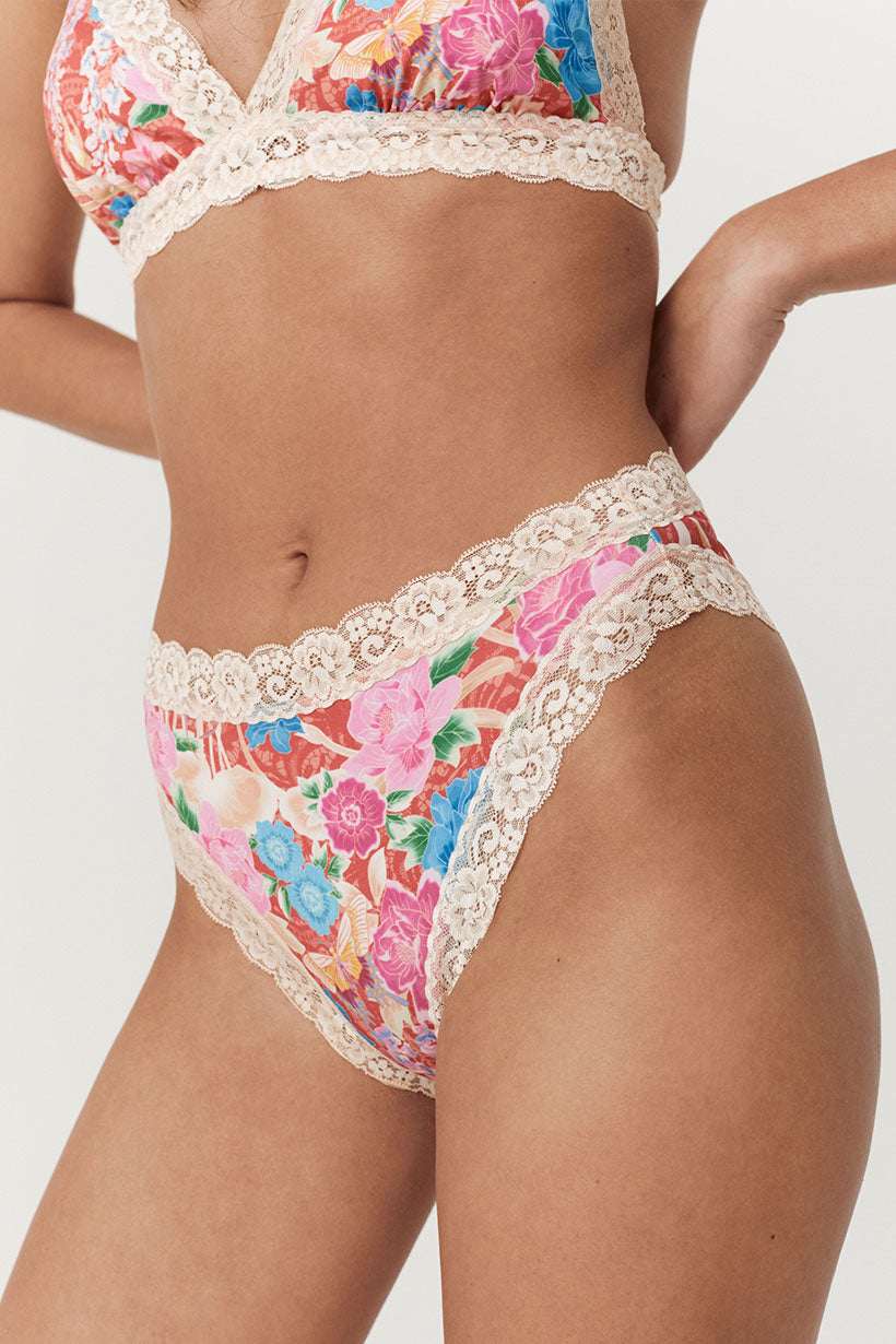 Spell Painters Garden Lace Brief Crimson
