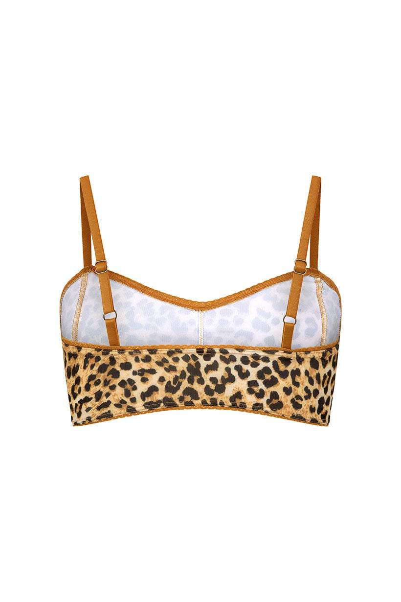 Spell Samantha Bralette Vintage Leopard