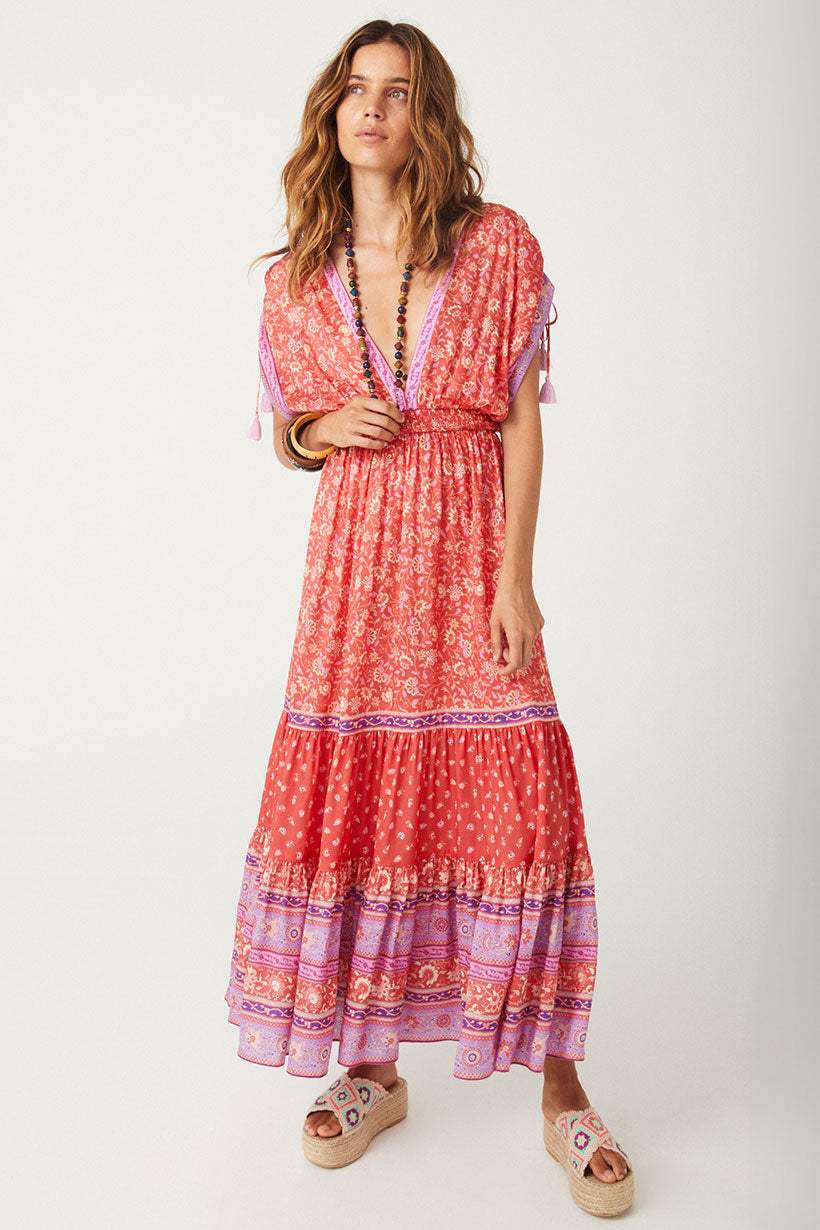 Spell Sunshine Bandit Gown Cayenne