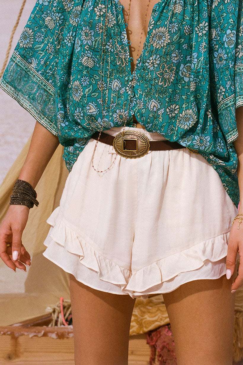 Spell Teodora Short White Smoke