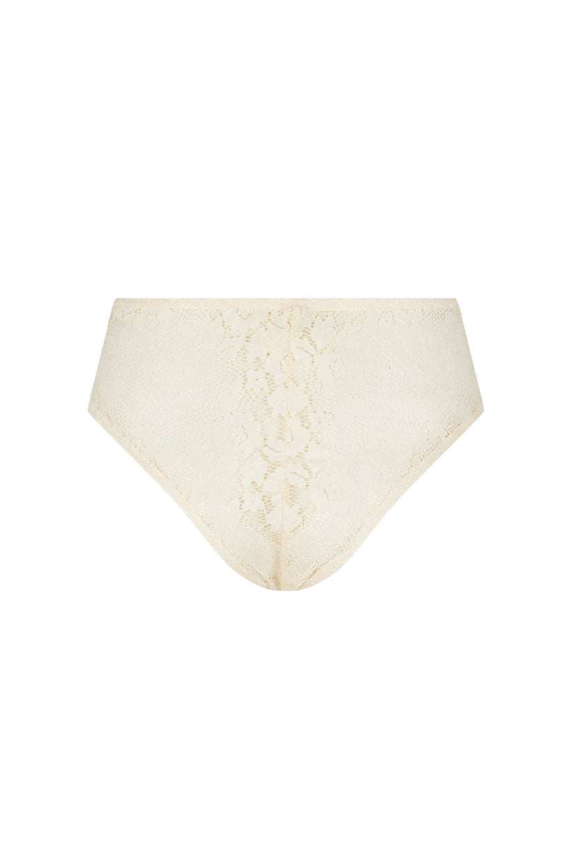 Spell Free Love Lace High Waisted Brief Vintage Cream