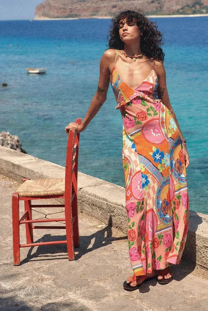 Spell Aphrodite Bias Maxi Dress