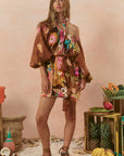 Spell Birth Of Venus Tunic Dress Caramel