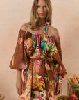 Spell Birth Of Venus Tunic Dress Caramel