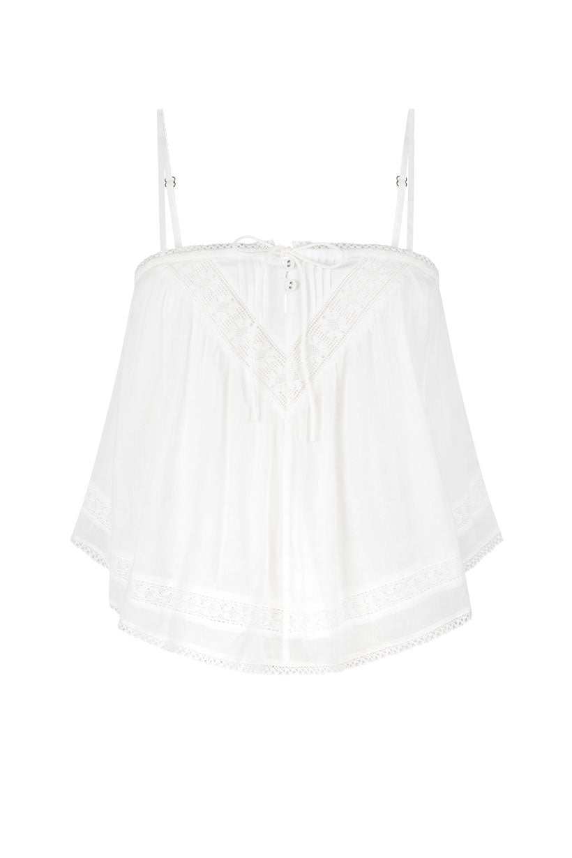 Spell Hera Lace Crop Salt