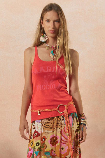 Spell Marina Piccola Singlet Poppy