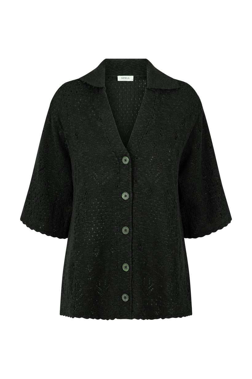 Spell Rhodes Knit Shirt Onyx