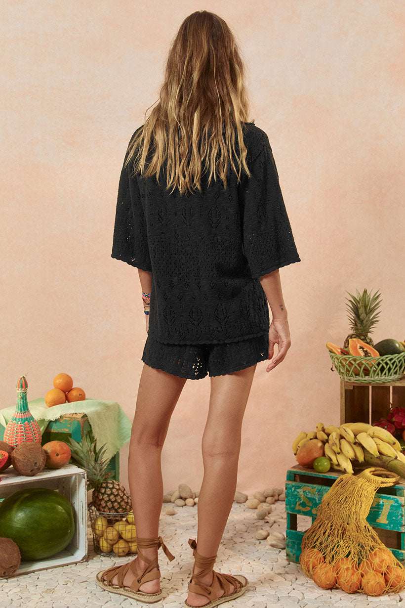 Spell Rhodes Knit Short Onyx