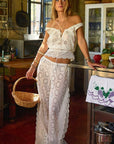 Spell Yaya Lace Pant Antique White