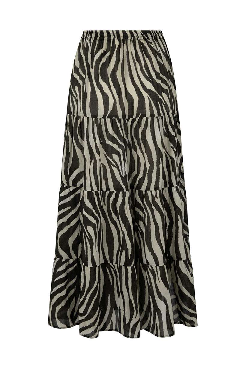 Spell Zevra Peasant Skirt Washed Charcoal