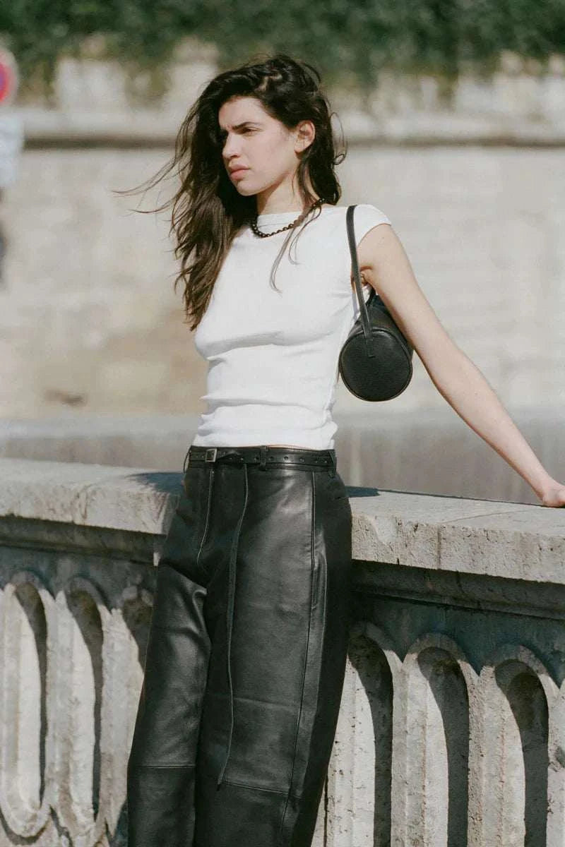 St Agni Organic Cotton Ballerina Top White