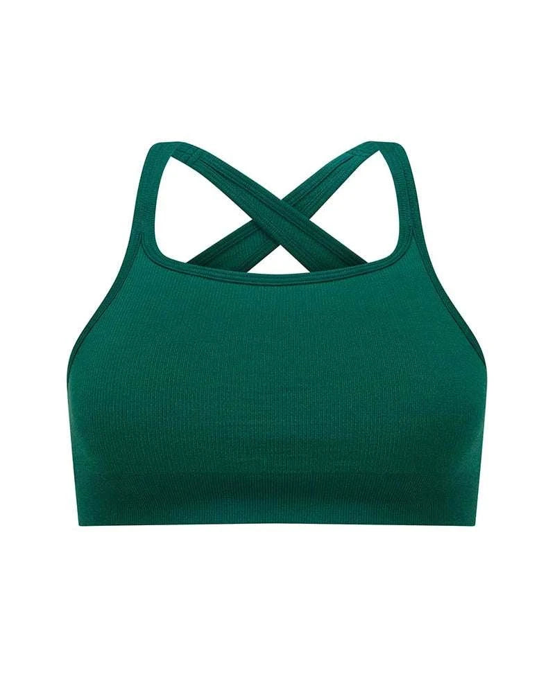 Nagnata Crossbody Wool Bralet Kelp