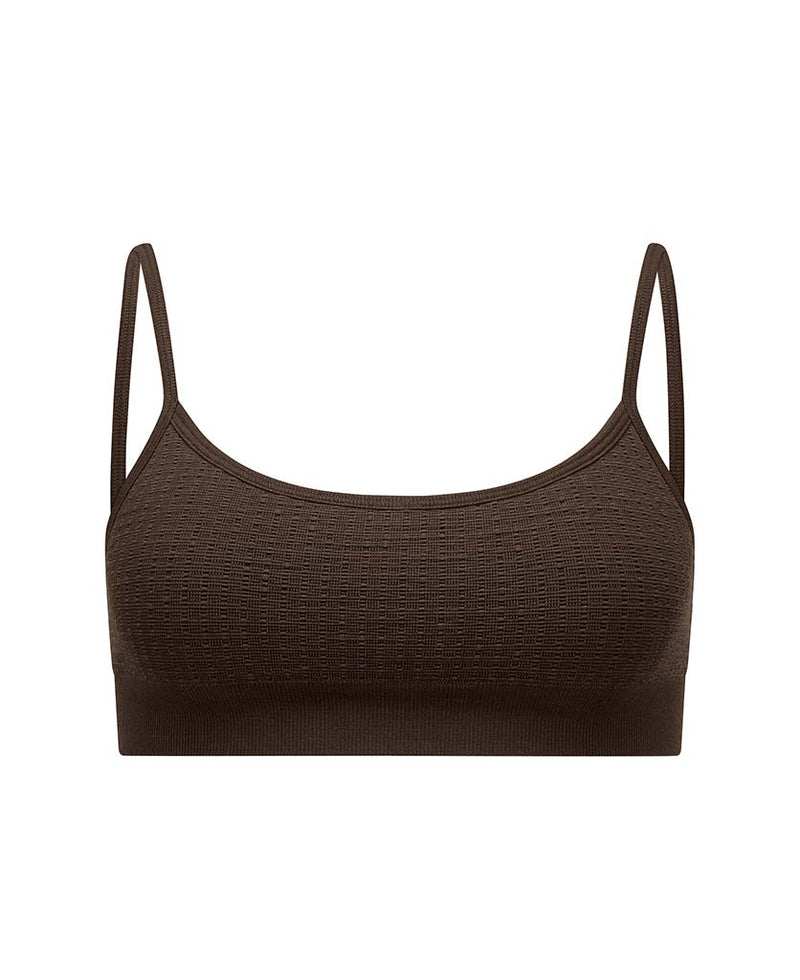 Nagnata Textured Ballet Wool Bralet Bark