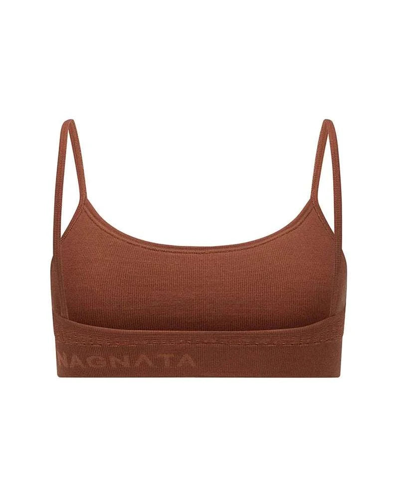 Nagnata Textured Ballet Wool Bralet Clay