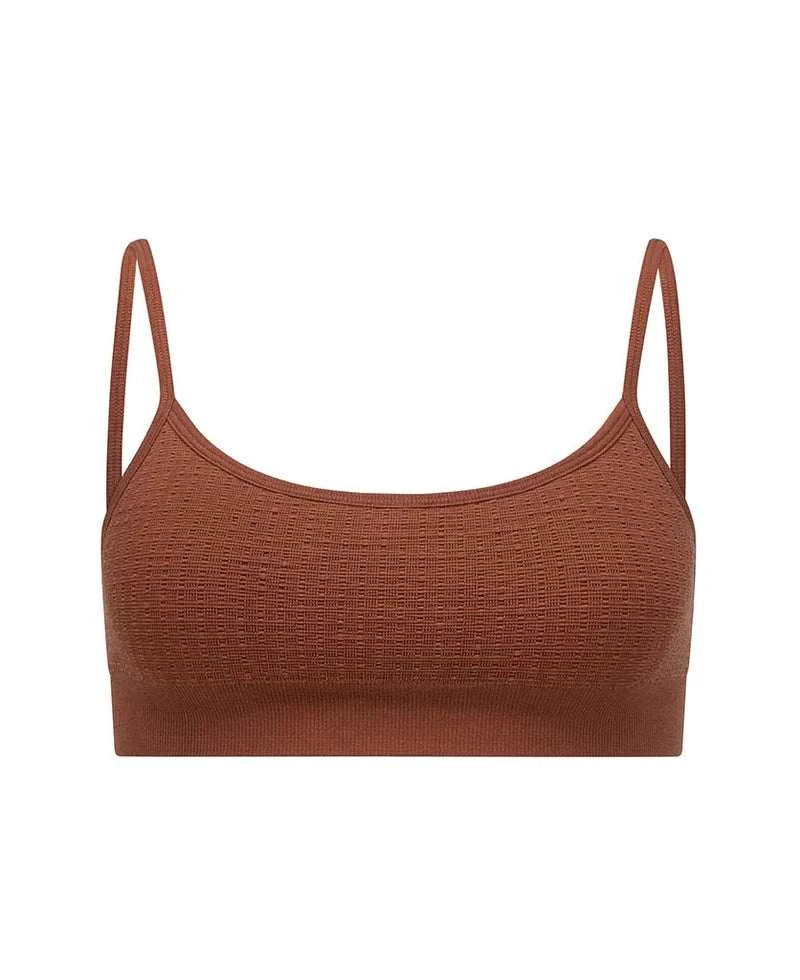 Nagnata Textured Ballet Wool Bralet Clay