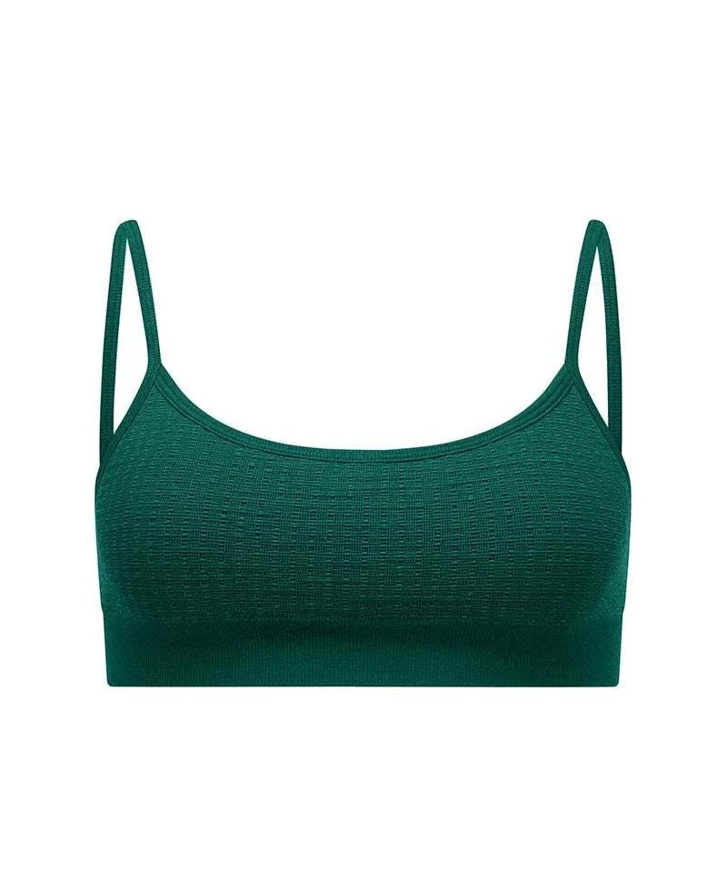 Nagnata Textured Ballet Wool Bralet Kelp