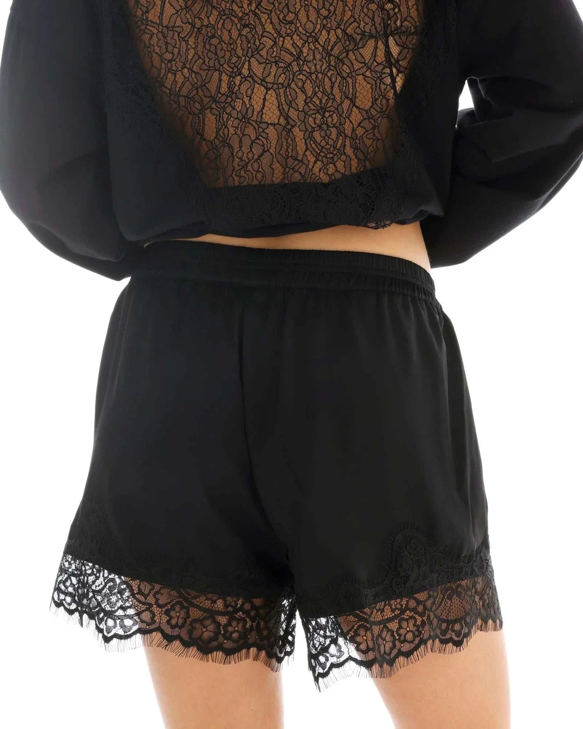 The Tales Lace Athena Shorts Black