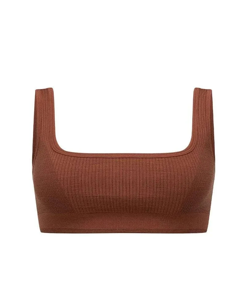 Nagnata Classic Wool Bralet Clay