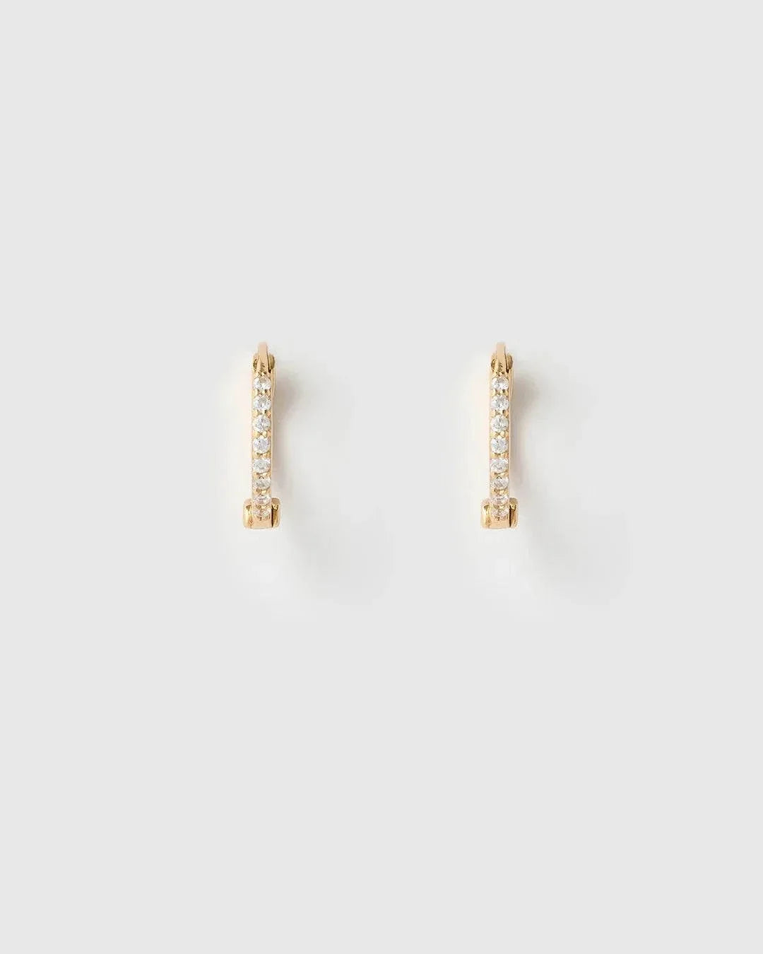 Arms of Eve Tabitha Gold Huggie Earrings