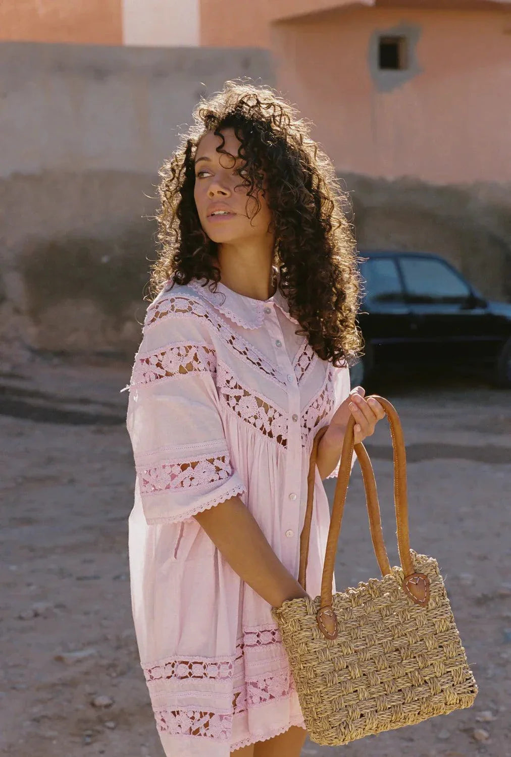 Kinga Csilla Tessera Nola Button Down Dress