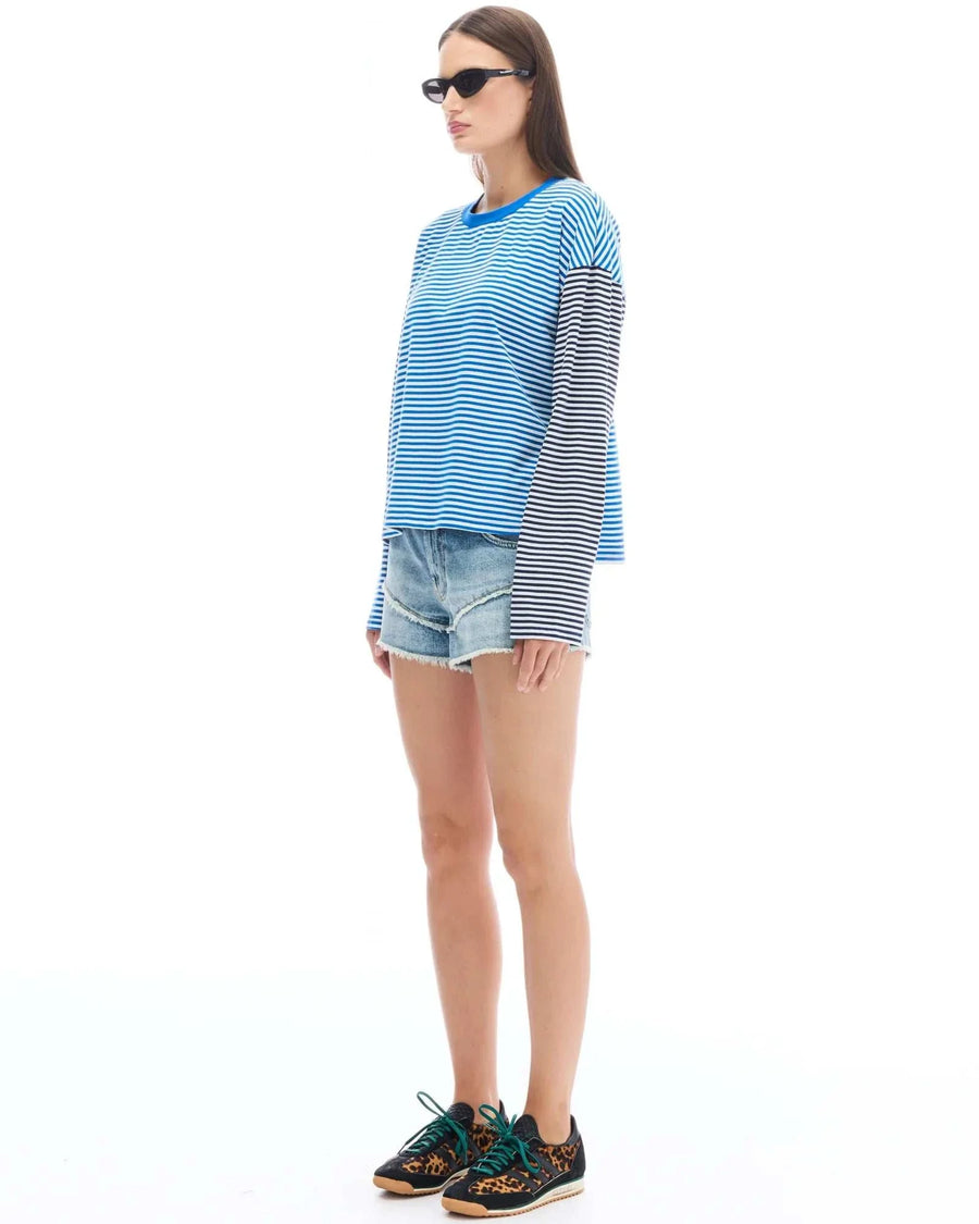 The Tales Lexy Patchwork Stripe Long Sleeve