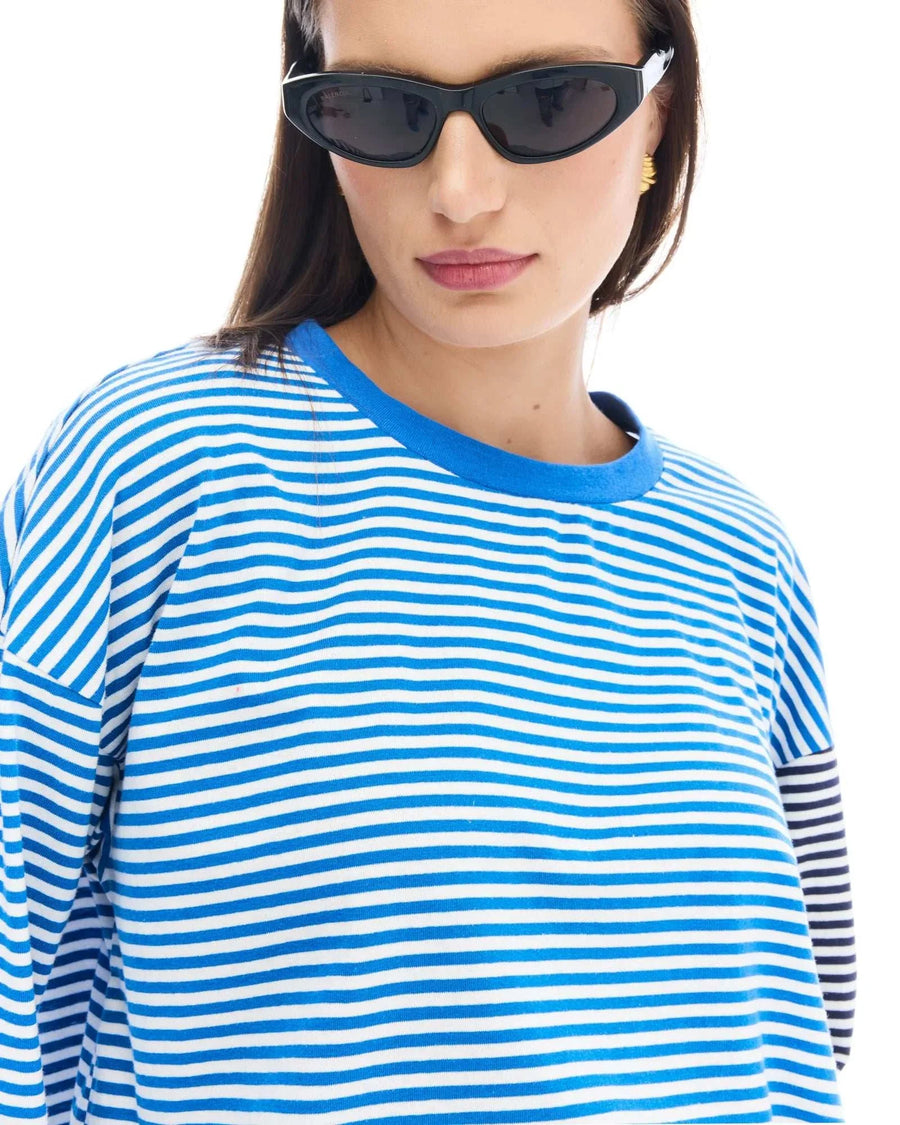 The Tales Lexy Patchwork Stripe Long Sleeve