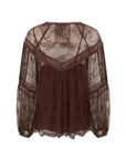 Spell Teodora Lace Blouse Fudge
