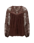 Spell Teodora Lace Blouse Fudge
