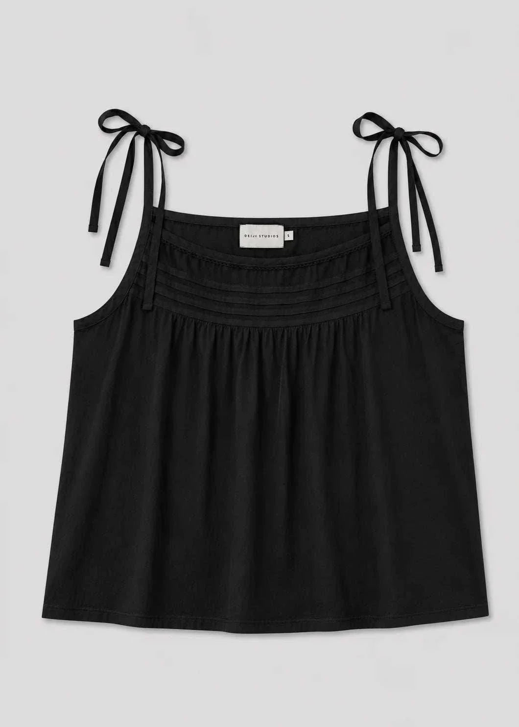 Deiji Studios Tied Cami Black