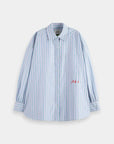 Scotch and Soda V442 Faded Embroidered Girlfriend Shirt