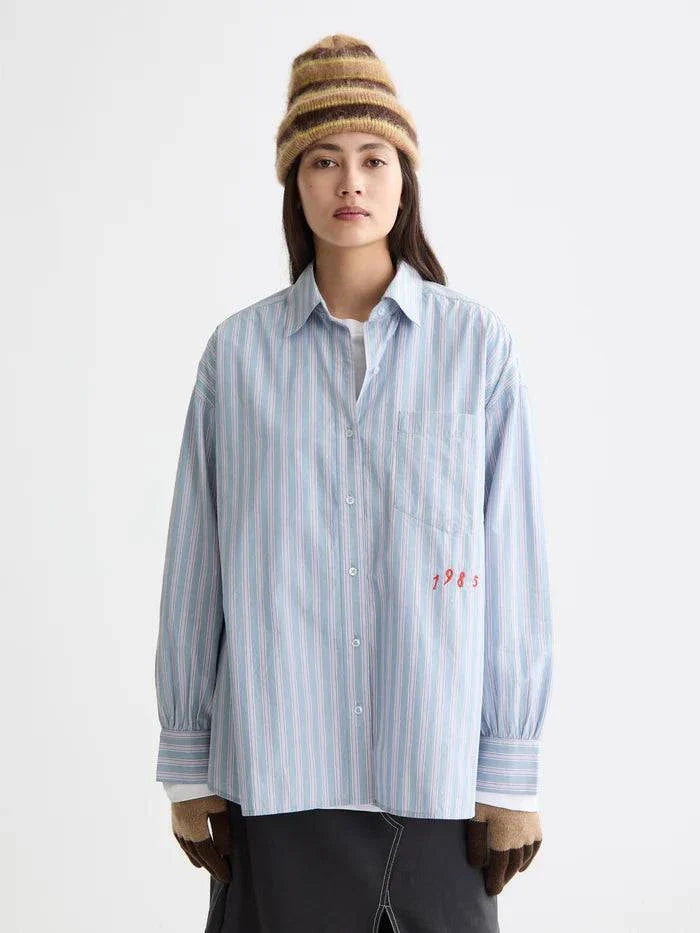 Scotch and Soda V442 Faded Embroidered Girlfriend Shirt