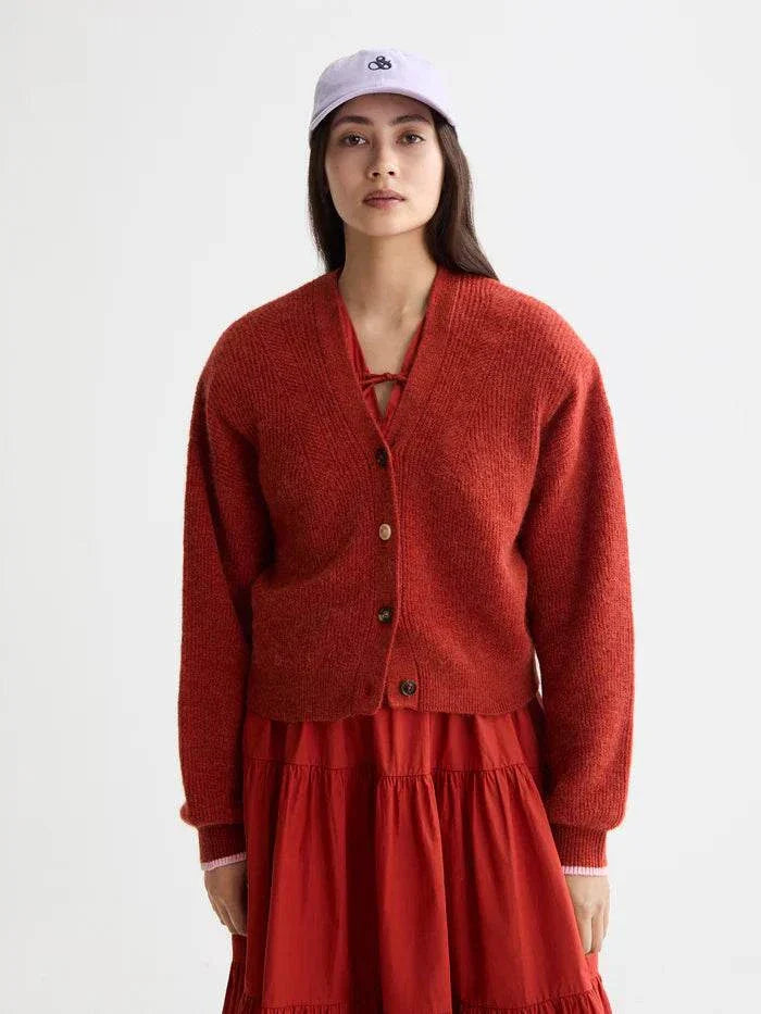 Scotch and Soda Fuzzy Relaxed Cardigan Ketchu