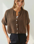 Charli Emme Cardigan Espresso One Size