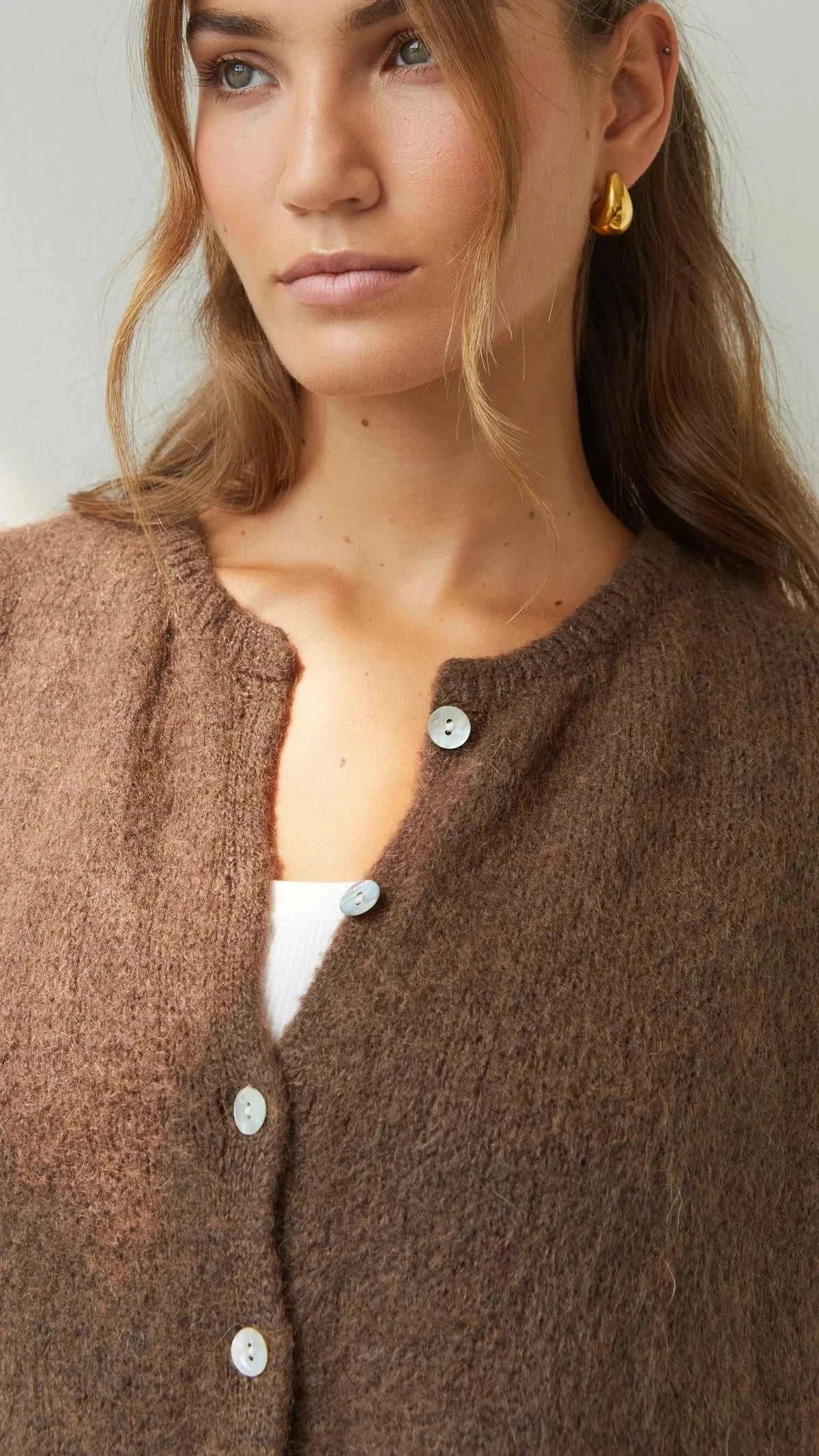 Charli Emme Cardigan Espresso One Size