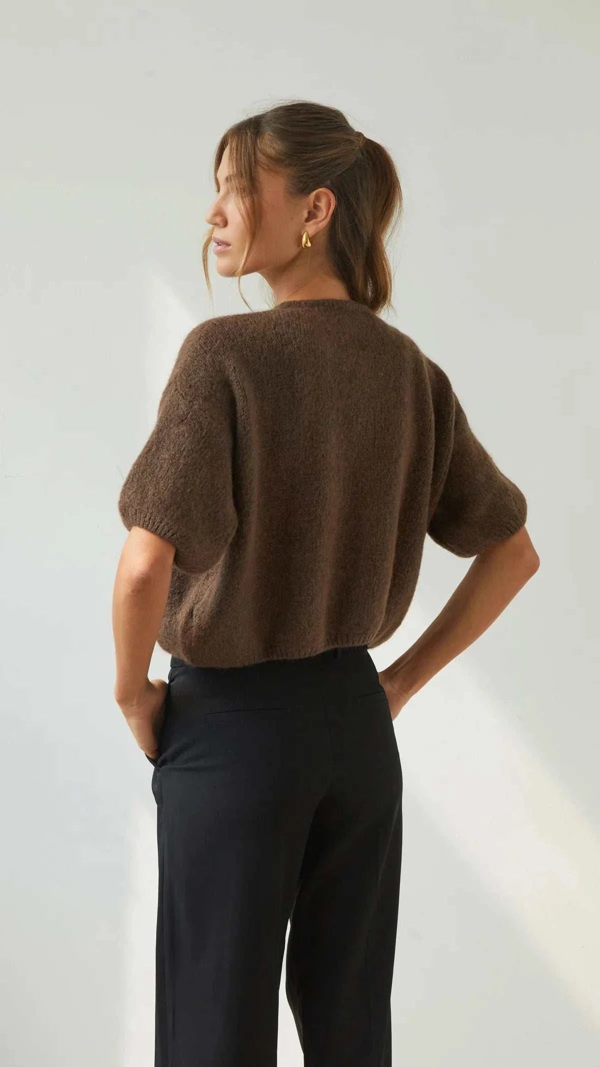 Charli Emme Cardigan Espresso One Size