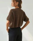 Charli Emme Cardigan Espresso One Size