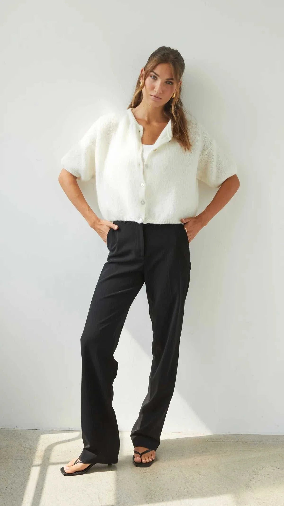 Charli Emme Cardigan Ivory One Size