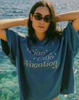 Ciao Ciao Vacation Vacay Crop Tee