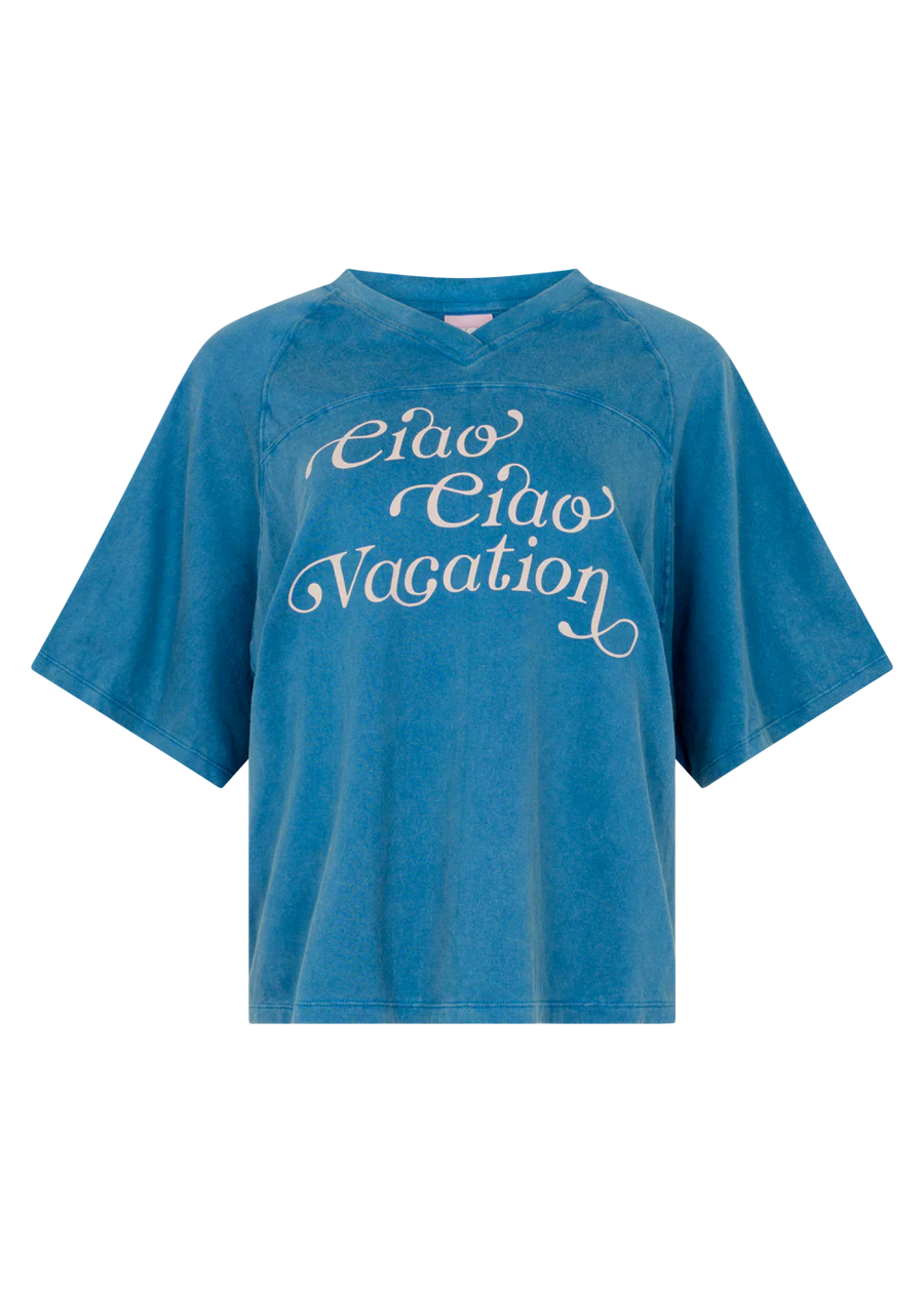Ciao Ciao Vacation Vacay Crop Tee