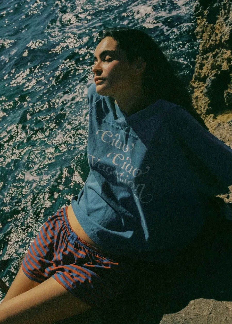 Ciao Ciao Vacation Vacay Crop Tee