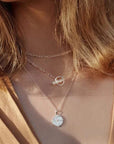 Murkani Nostalgic Fob Necklace Sterling Silver