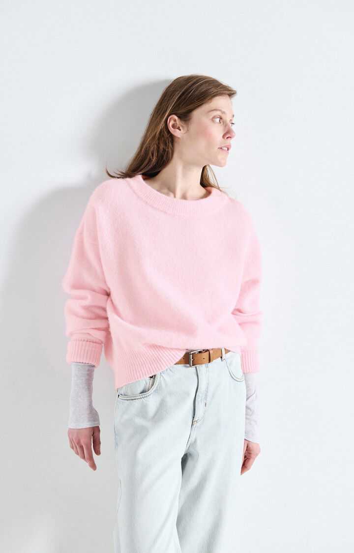 American Vintage Womens Vitow Sweater Almond Melange