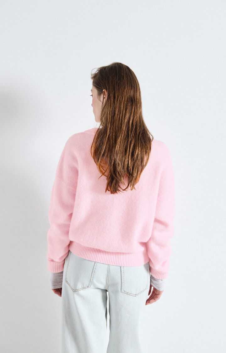 American Vintage Womens Vitow Sweater Almond Melange