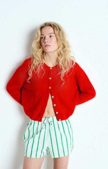 American Vintage Vitow Cardigan Strawberry