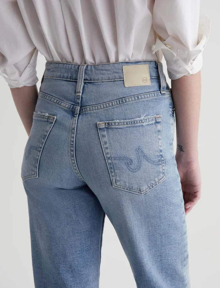 AG Rian High Rise Straight Eclipsed