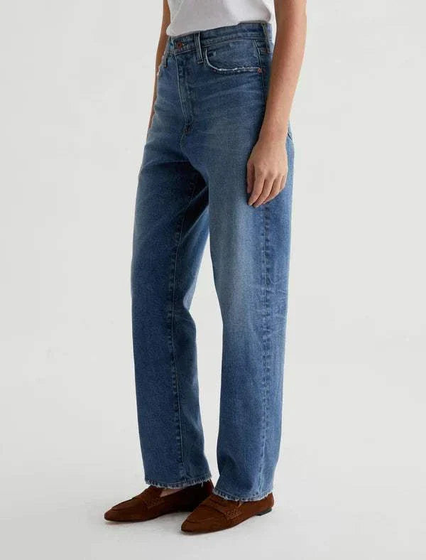 AG Rian High Rise Straight Denim