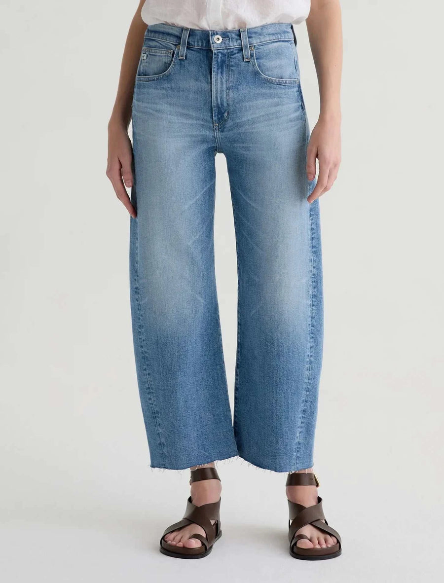 AG Hattie Crop High Rise Barrel Helios