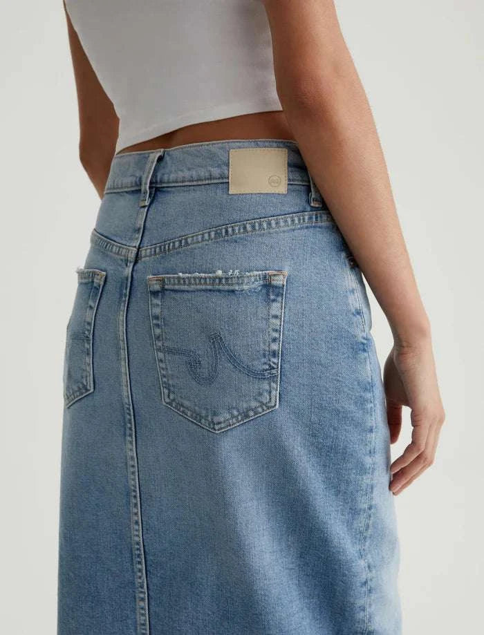 AG Alicia Midi Skirt Eclipsed