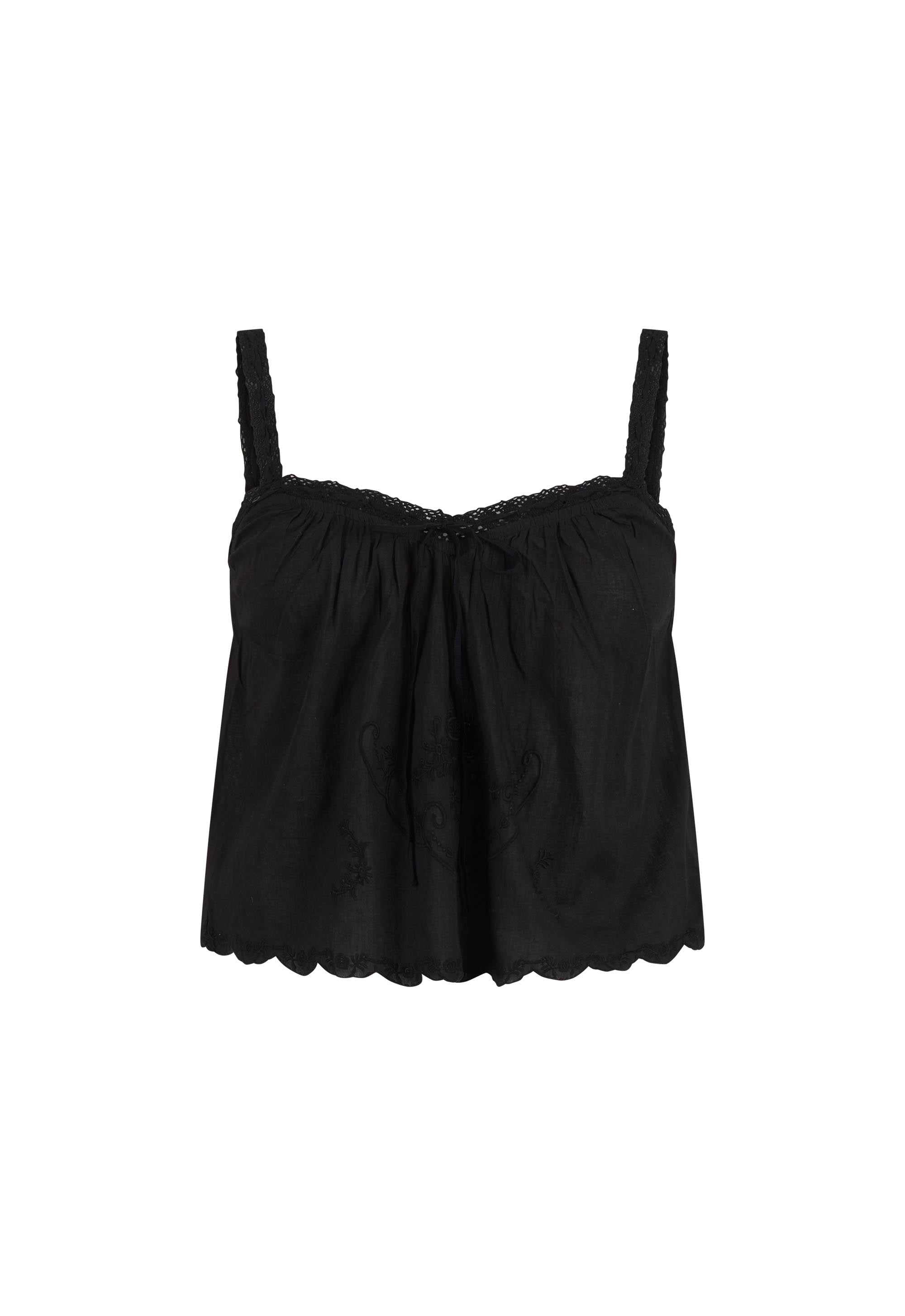Spell Vintage Petticoat Cami Onyx    