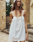 Spell Vintage Petticoat Mini Dress Vintage White